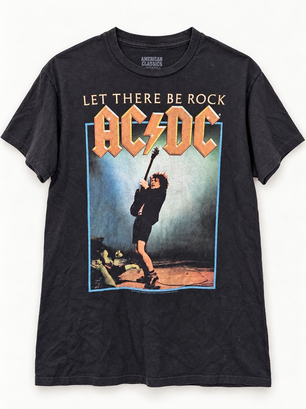 AC/DC 'Let There Be Rock' Black Graphic Tee -